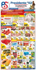 Presidente weekly ad week 37 Page 1: Costa Rica Pumpkin Calabaza €1,00, Waxed Papaya €0,98