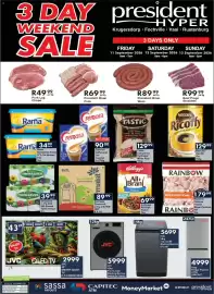 President Hyper catalogue Page 1: JVC QLED TV €2.999,00, Twinsaver Toilet Tissue €39,99