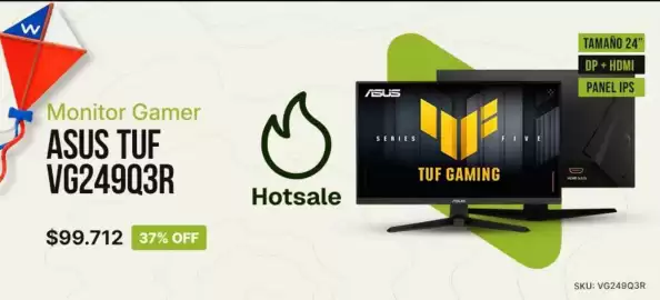 Catálogo Winpy Página 1: Asus - monitor gamer vg249q3r €99,90
