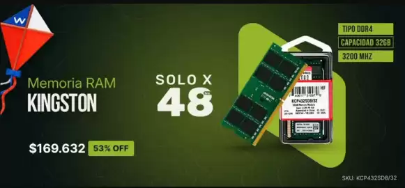 Catálogo Winpy Página 2: Kingston - memoria ram €169.632,00