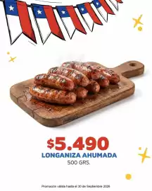 Catálogo OXXO Página 8: Longaniza ahumada €5.490,00