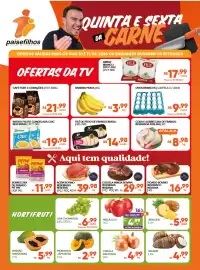 Catálogo Pais e Filhos Supermercados Página 1: Cebola nacional €4,99, Ovos brancos €9,99