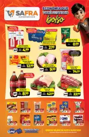 Catálogo Safra Supermercados semana 37 Página 1: Linguiça nobre €74,95, Peito de frango pacote congelado kg €9,99
