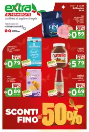 Volantino Extra Supermercati Pagina 1: Bauli croissant classico €0,89, Nutella Ferrero €5,79