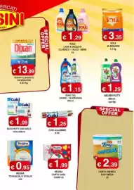 Volantino Orsini Market Pagina 11: Regina tovaglioli 5 stelle €0,95, SMAC GEL BAGNO - CANDEGGINA €1,15