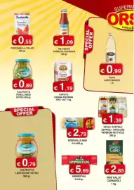 Volantino Orsini Market Pagina 3: Sacla' acetelli €1,39, Riso Gallo Carnaroli €2,85