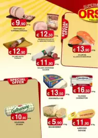 Volantino Orsini Market Pagina 4: Taleggio Cademartori €16,50, Gorgonzola Gim €13,50
