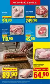Lidl leták Strana 15: Vepřová žebra s kostí €119,90, Rib Eye steak €45,90