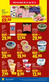 Lidl leták Strana 20: Chef select hummus €19,90, Olma florian smetanový jogurt €9,90