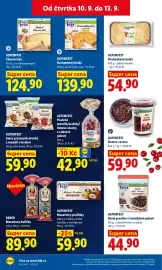 Lidl leták Strana 24: Alpenfest směs pražených ořechů a mandlí s medem €59,90, Alpenfest Cheesecake €124,90