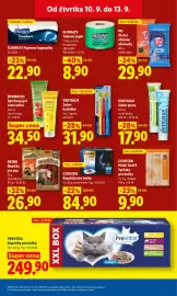 Lidl leták Strana 29: Coshida tyčinky pro kočky €9,90, Coshida kapsičky pro kočky €84,90