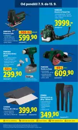 Lidl leták Strana 51: Parkside přímočará pila €599,90, Parkside aku horkovzdušná pistole €299,90