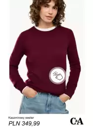 C&A gazetka tydzień 37 Strona 5: Kaszmirowy sweter C & A €349,99