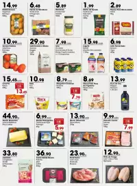 Encarte Zaffari Página 2: Camarão congelado 40/60 €33,80, Pernil Suíno Com Osso Resfriado Pedaço €23,90