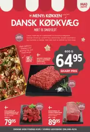 MENY tilbudsavis uge 37 Side 13: HAKKET OKSEKØD 14-18 % AF DANSK KØDKVÆG €64,95