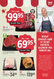 MENY tilbudsavis uge 37 Side 15: PORCHETTA AF DANSK GRIS €139,95, RIBBENSSTEG AF DANSK GRIS €34,95