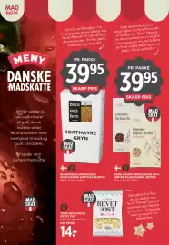 MENY tilbudsavis uge 37 Side 2: PURE DANSK ØKOLOGISKE GRÅÆRTER ELLER INGRID ÆRTER €39,95, THEM ØKOLOGISK REVET OST €14,00
