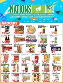 Nations Fresh Foods flyer week 37 Page 1: M.Y.San Sky Flakes Crackers €4,99, Nongshim Bowl Instant Noodle (Shrimp Flav) €7,99