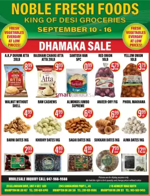 Noble Fresh Foods (valid until 16-09)