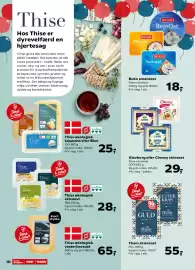 SuperBrugsen tilbudsavis Side 12: Klovborg eller Cheasy skiveost €29,00, Thise økologisk tapasost eller Blue €25,00