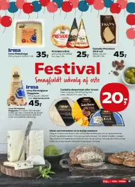 SuperBrugsen tilbudsavis Side 13: Irma Manchego €35,00, Castello dessertost eller krans €20,00