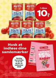 SuperBrugsen tilbudsavis Side 3: Mutti Polpa (hakkede tomater) €10,00