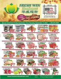 Fresh Win Foodmart flyer week 37 Page 1