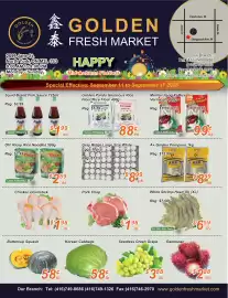 Golden Fresh Market flyer week 37 Page 1
