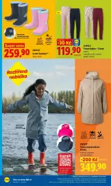 Lidl leták týden 38 Strana 28: LUPILU Svítící holínky €259,90, Lupilu TERMO LEGÍNY - 2 KUSY €119,90
