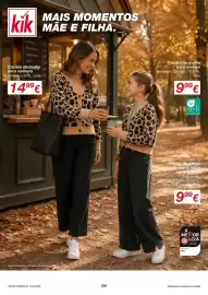 Folheto kik Página 4: Casaco de malha para senhora €14,99, Casaco de malha para criança €9,99