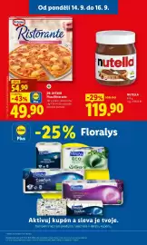 Lidl leták Strana 3: Dr. Oetker Pizza Ristorante €54,90, Nutella €119,90