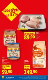 Lidl leták Strana 2: Kuřecí stehenní řízky €89,90, PIKOK Vepřové maso VE SKLE €59,90