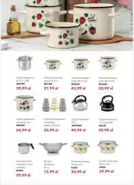 Nela gazetka Strona 4: Durszak nierdzewny €12,99, Garnek emaliowany MALINA €64,99