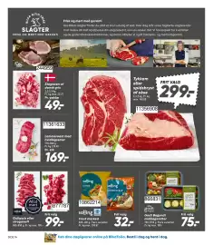 Bilka tilbudsavis uge 37 Side 14: Lammeroast med hvidløgssmør €169,00, Stegeben af dansk gris €49,00