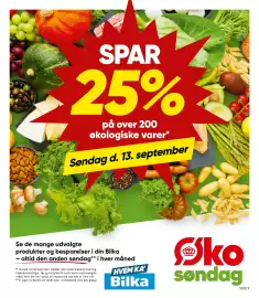Bilka tilbudsavis uge 37 Side 9: SPAR 25% på over 200 økologiske varer