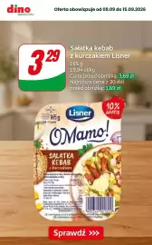 Dino gazetka Strona 10: Sałatka kebab z kurczakiem Lisner €3,29