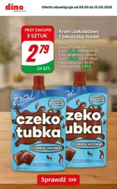 Dino gazetka Strona 11: Krem czekoladowy Czekotubka E.Wedel €2,79
