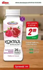 Dino gazetka Strona 6: Koktajl białkowy OSM Piątnica €2,99