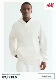 H&M gazetka tydzień 37 Strona 10: Bluza z kapturem Loose Fit H & M €89,99
