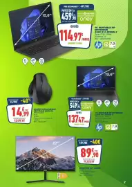 Catalogue Bureau Vallée page 7: HP pc portable notebook 255r g10 ryzen 5 €137,47