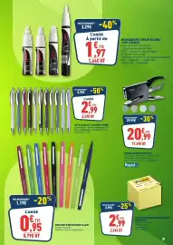 Catalogue Bureau Vallée page 9: Schneider STYLO BILLE «SLIDER RAVE» €2,99, Paper Mate Feutre d'écriture Flair €0,95