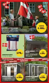 XL-BYG tilbudsavis Side 38: Dannebrogssstander €170,00, Byg-Selv Skovblik Shelter €6.999,00