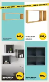XL-BYG tilbudsavis Side 46: Veghyld i malet træ €199,00, Væghylde i malet træ €499,00