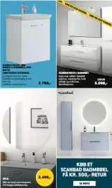 XL-BYG tilbudsavis Side 65: Scanbad Marbelle Badmøbel Hvid €2.799,00, Spejl €2.499,00