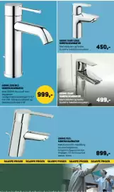 XL-BYG tilbudsavis Side 67: Grohe Essence håndvaskarmatur €999,00, Grohe Start Edge håndvaskarmatur €450,00