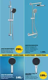 XL-BYG tilbudsavis Side 68: Adora Imbre 3-spray håndbruser €199,00, Adora Fons håndbruser €149,00