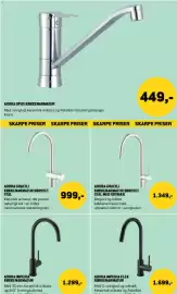 XL-BYG tilbudsavis Side 75: Adora Imperia køkkenarmatur €1.299,00, Adora Imperia Flex Køkkenarmatur €1.699,00