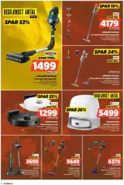 Power tilbudsavis uge 37 Side 14: Dyson ledningsfri støvsuger €4.149,00, Bosch Ledningsfri støvsuger €1.499,00