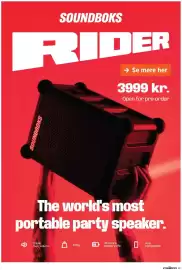 Power tilbudsavis uge 37 Side 45: Soundboks Rider €3.999,00
