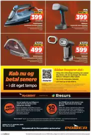 Power tilbudsavis uge 37 Side 46: Braun Dampstrygejern €399,00, Tefal Dampstrygejern €499,00